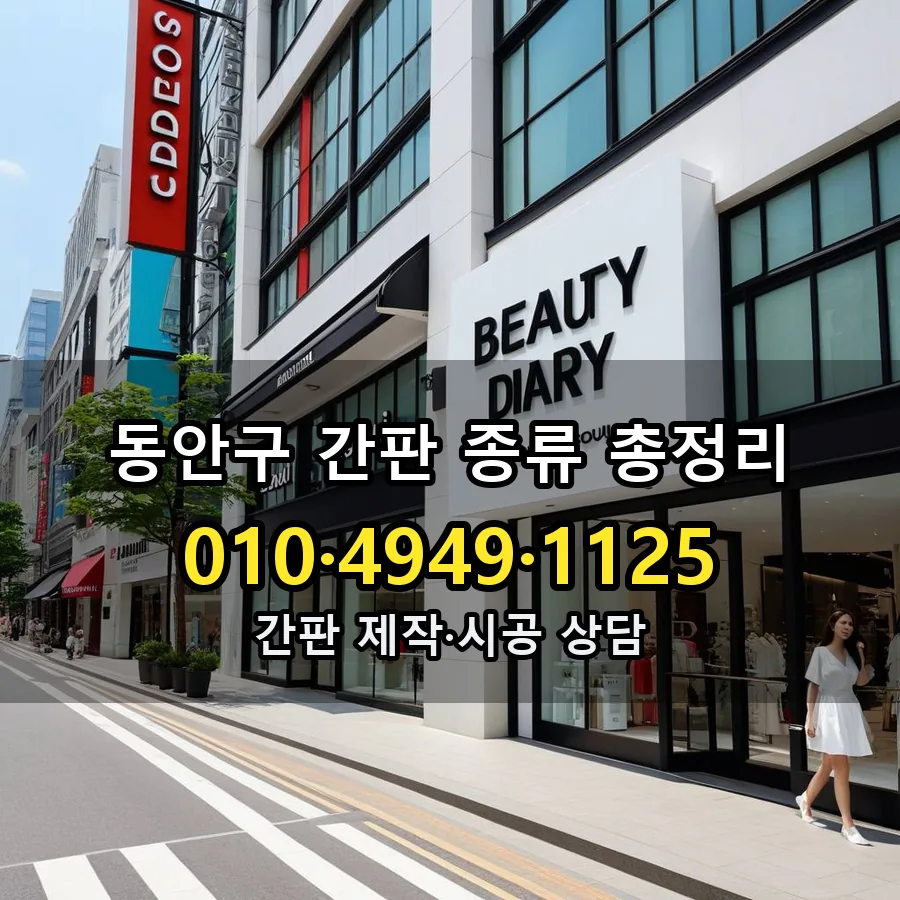 간판 제작·시공 모습